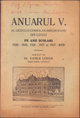 K1133 Anuar Liceul C Brediceanu 1925-1928 Lugoj foto