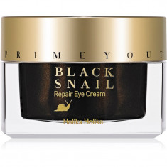 Holika Holika Prime Youth Black Snail crema de ochi regeneratoare extract de melc 30 ml
