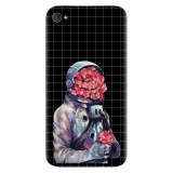 Husa silicon pentru Apple Iphone 4 / 4S, Astronaut Love