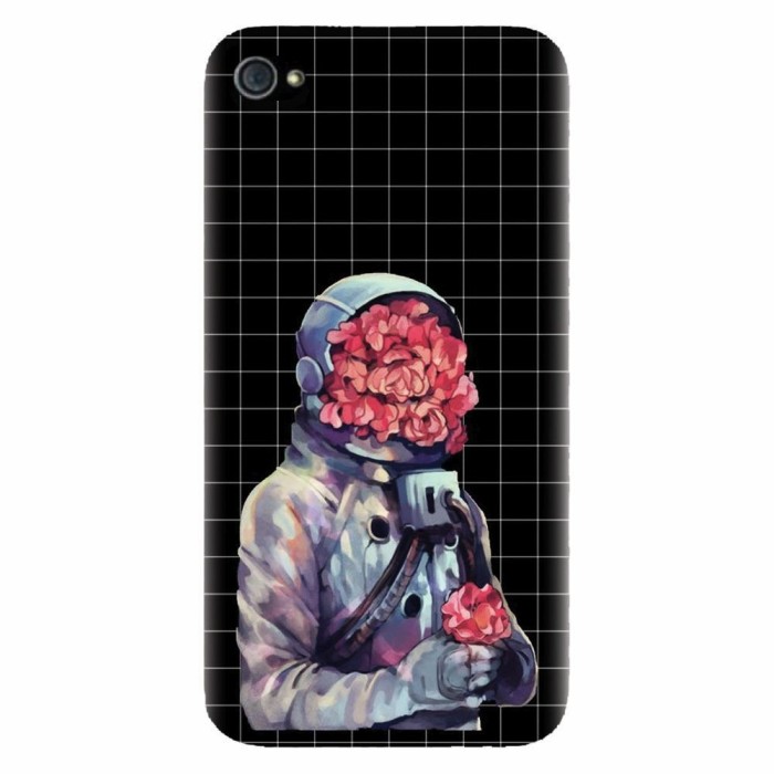 Husa silicon pentru Apple Iphone 4 / 4S, Astronaut Love