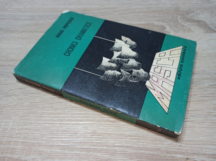 RADU POPESCU (dedicatie* autograf) Cronici Dramatice - 1974