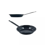 Tigaie pentru paella cu maner emailata, 24 cm - Tigaie emailata de &icirc;nalta calitate pentru mancaruri perfecte Handy KitchenServ, Perfect Home