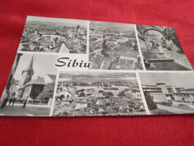 CARTE POSTALA SIBIU CIRCULATA foto