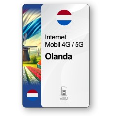 eSIM Internet Țările de Jos, valabil 7 zile, trafic 1 GB, Standard