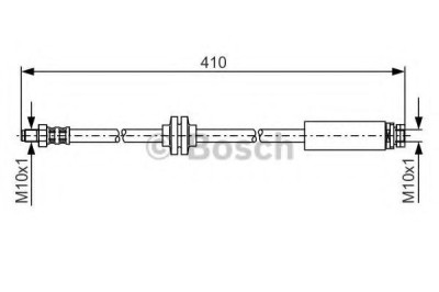 Conducta / cablu frana MAZDA 5 (CR19) (2005 - 2016) BOSCH 1 987 481 022 foto