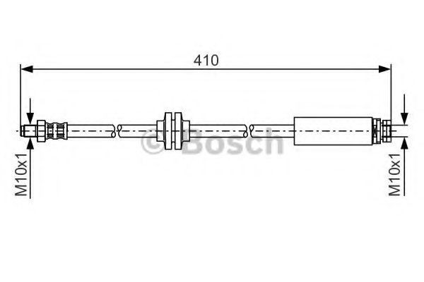 Conducta / cablu frana MAZDA 5 (CR19) (2005 - 2016) BOSCH 1 987 481 022