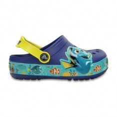 Saboti Crocs Lights Finding Dory Clog Albastru - Cerulean Blue foto