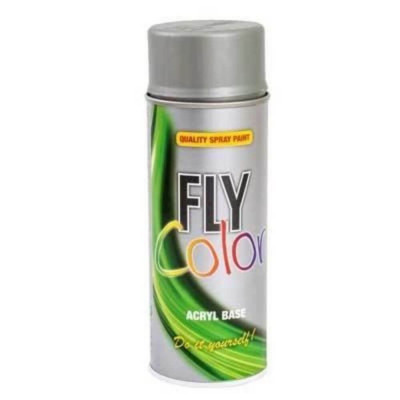 Vopsea Spray Decorativa Dupli-Color Fly Color, 400 ml, Gri Deschis, Spray Vopsea Decorativa, Vopsea Acrilica Decorativa, Vopsele Decorative Pulverizan foto