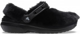 Saboți Crocs Classic Fur Sure Negru - Black