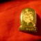 Insigna de Pionier - Tot inainte ! - Atletism , h=2,5cm , metal si email