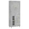 Dulap inalt, gri beton, 69,5x34x180, lemn compozit