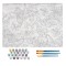 Set pictura pe numere 40x50 cm Fluturi cu 24 culori si 4 pensule