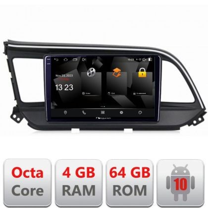 Navigatie HHyundai Elantra 2018- 5510-1581 Android Octa Core 720p 4+64 DSP 360 camera carplay android auto CarStore Technology