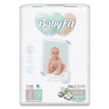 Scutece Bio tip chilot Jumbo Midi, Nr. 3, 4-9 kg, 72 bucati, Babyfit