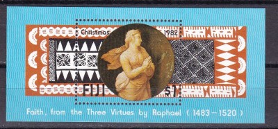 Fiji 1982 Craciun MI bl.4 MNH w60 foto