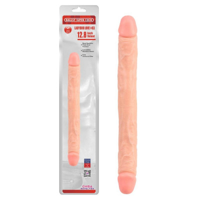 Dildo dublu Ladybro Love 32 cm foto