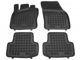 Set covorase auto din cauciuc Seat Ateca 07.2016-08.2020, presuri BestAutoVest, negre, 4 buc, din polietilena , cu martine inaltata, tip tavita, Rezaw Plast