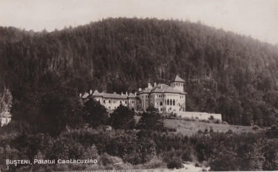 CARTE POSTALA BUSTENI, Palatul Cantacuzino foto