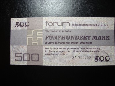 GERMANIA 500 MARCI 1979 UNC foto