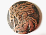 Cumpara ieftin Rara! Republica Moldova medalie mare:Eliberarea capitalei RSSM Chisinau de catre trupele Armatei Rosii 40 ani 1984,diametrul:70 mm,greutate:194 grame