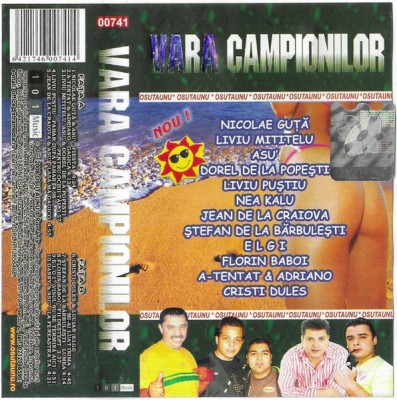 Casetă audio Vara Campionilor, originală foto