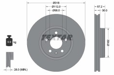 TEXTAR 92282705 PRO+ Disc frana