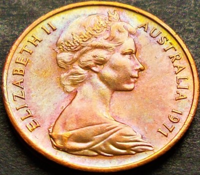 Moneda 1 CENT - AUSTRALIA, anul 1971 * cod 268 = A.UNC foto