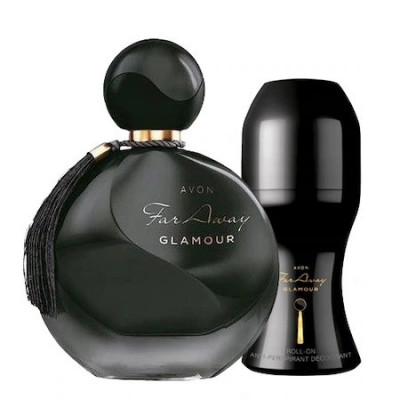 Set Far Away Glamour Ea (parfum 50,roll-on) foto