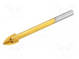 Burghiu universal 8mm 76mm carbură sinterizată GRAPHITE cu acoperire nitrură de titan