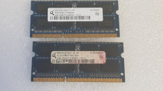 Memorie laptop Qimonda 2GB PC3-8500 DDR3-1066 - poze reale foto