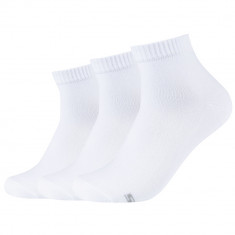 șosete Skechers 3PPK Basic Quarter Socks SK42004-1000 alb foto