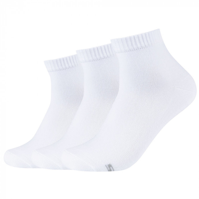 șosete Skechers 3PPK Basic Quarter Socks SK42004-1000 alb