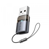 Adaptor Date si Incarcare USB-C - USB-A McDodo OT-7580, Negru