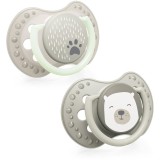 LOVI Buddy Bear suzetă 3-6 m 2 buc
