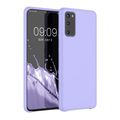 Husa Kwmobile pentru Samsung Galaxy S20, Silicon, Albastru, 51236.108 foto