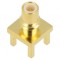 Conector Tată 50&Omega; THT PTFE Aurit Alamă