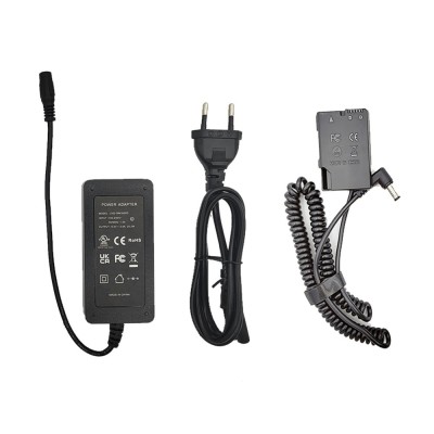 Alimentator Nikon EP-5A 8.4V 3A 230V EU Dummy Battery Camera Adapter Spring Cord foto