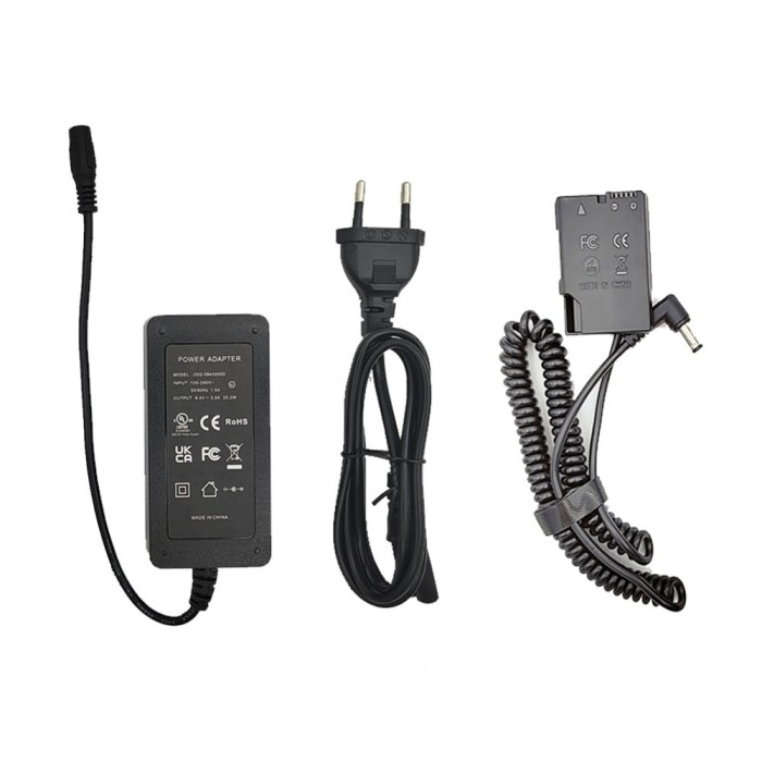 Alimentator Nikon EP-5A 8.4V 3A 230V EU Dummy Battery Camera Adapter Spring Cord