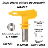 Duza NR.217 pentru pistol airless de zugravit 0.43mm CH127