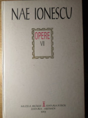 OPERE VOL.VII PUBLICISTICA, 2 1924-1926-NAE IONESCU foto