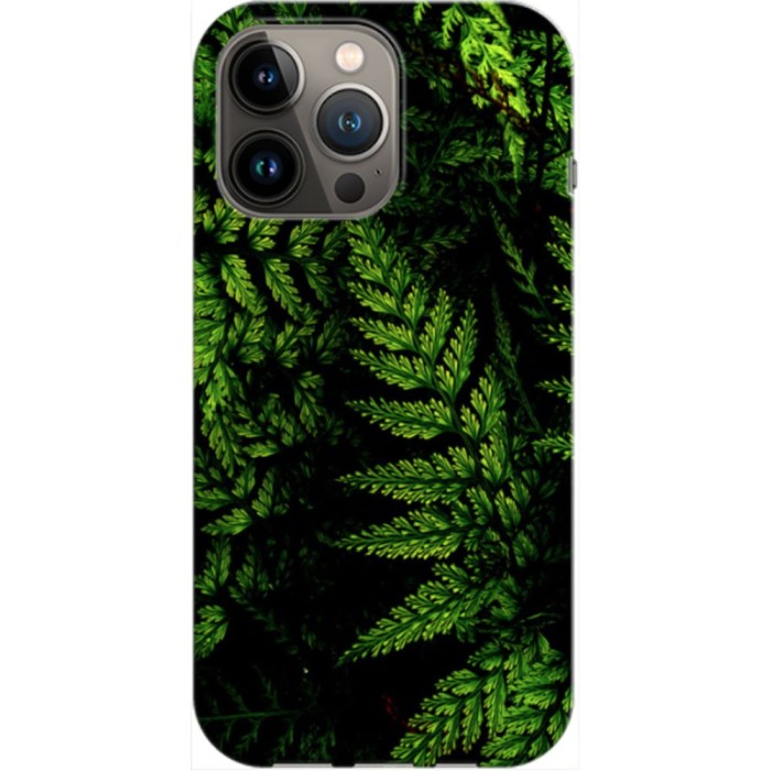 Husa compatibila cu Apple iPhone 14 Plus model Leaves, Silicon, TPU, Viceversa