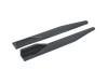 Prelungire ornamente extensii praguri laterale tuning universale 86 cm model carbon, ALM