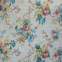 Tapet lux, model floral, gri, albastru, visiniu, Decori, 82875 foto