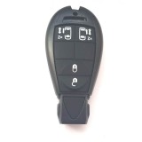 Carcasa cheie Jeep 4+1 buton panica negru