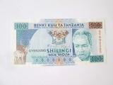 Rara! Tanzania 100 Shillings 1993 UNC la cel mai mic pret
