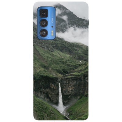 Husa compatibila cu Motorola G20 model Green Waterfall, Silicon, TPU, Viceversa foto