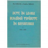 Paul Mihail, Zamfira Mihail - Acte in limba romana tiparite in Basarabia vol. I 1812-1830 - 124336, Lewis Carroll