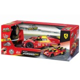 Masina de curse cu telecomanda, Maisto Tech, Ferrari 499P 2024, Le Mans Champion, 1:24
