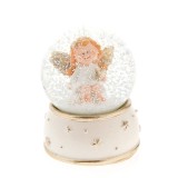 Decoratiune de Craciun glob cu ingeras 9.5 cm