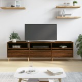 vidaXL Comodă TV, stejar maro, 150x30x44,5 cm, lemn prelucrat